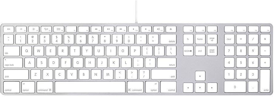 Amazon.com: Apple Wired Keyboard with Numeric Keypad Compatible