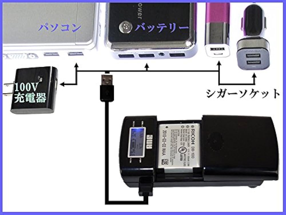 Amazon | ANE-USB-05 充電器 キャノン Canon NB-7L:機種 PowerShot G10