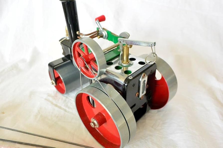 希少未使用☆Mamod社製スチームエンジン【スチームローラー】イギリス