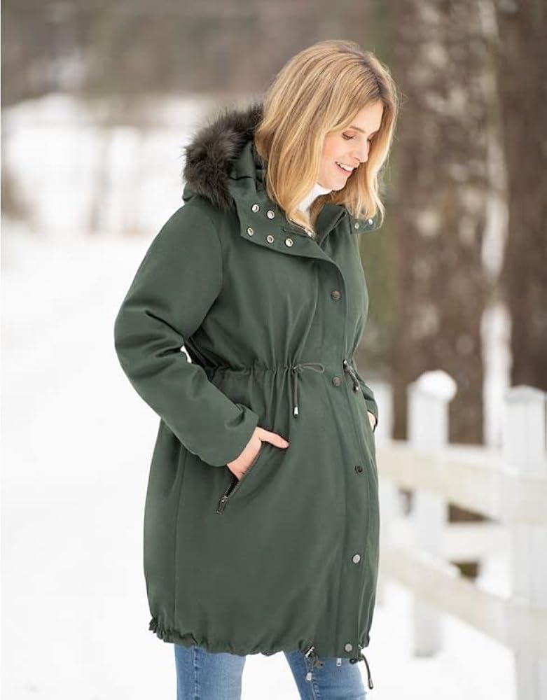 Amazon.co.jp: [セラフィン] コート 抱っこ紐対応マタニティダウン