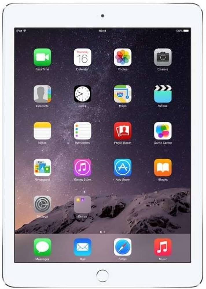Apple iPad Air 2 Tablet (9.7 inch, 16GB, Wi-Fi Only), Silver