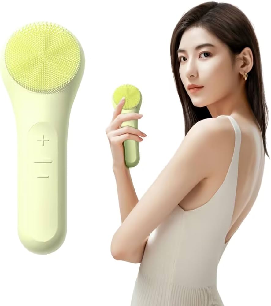 Amazon | Le Dzx 電動洗顔ブラシ 美顔器 洗顔器 1台2役 電動洗顔 6段階