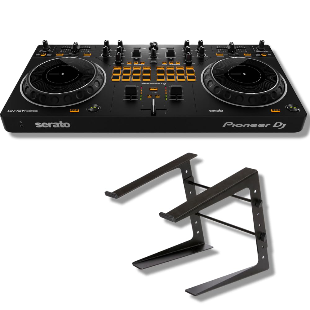 Amazon.com: Pioneer DDJ-REV1 DJ Controller Bundle with Adjustable