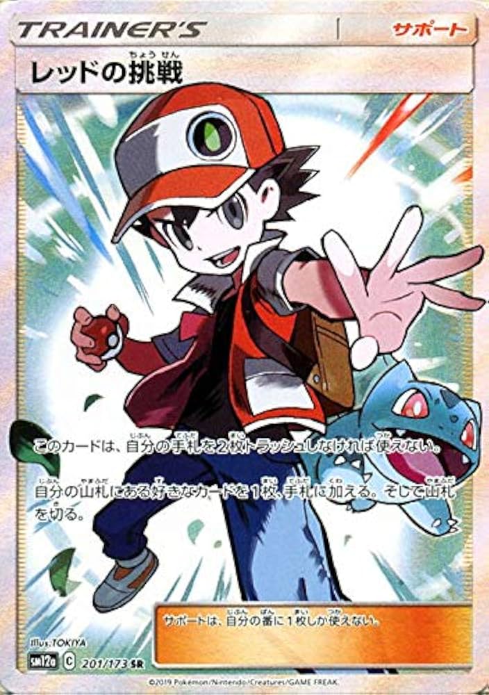 レッドの挑戦 SR SM12a TAG TEAM GX PSA10 2026年最新】レッドの挑戦sr