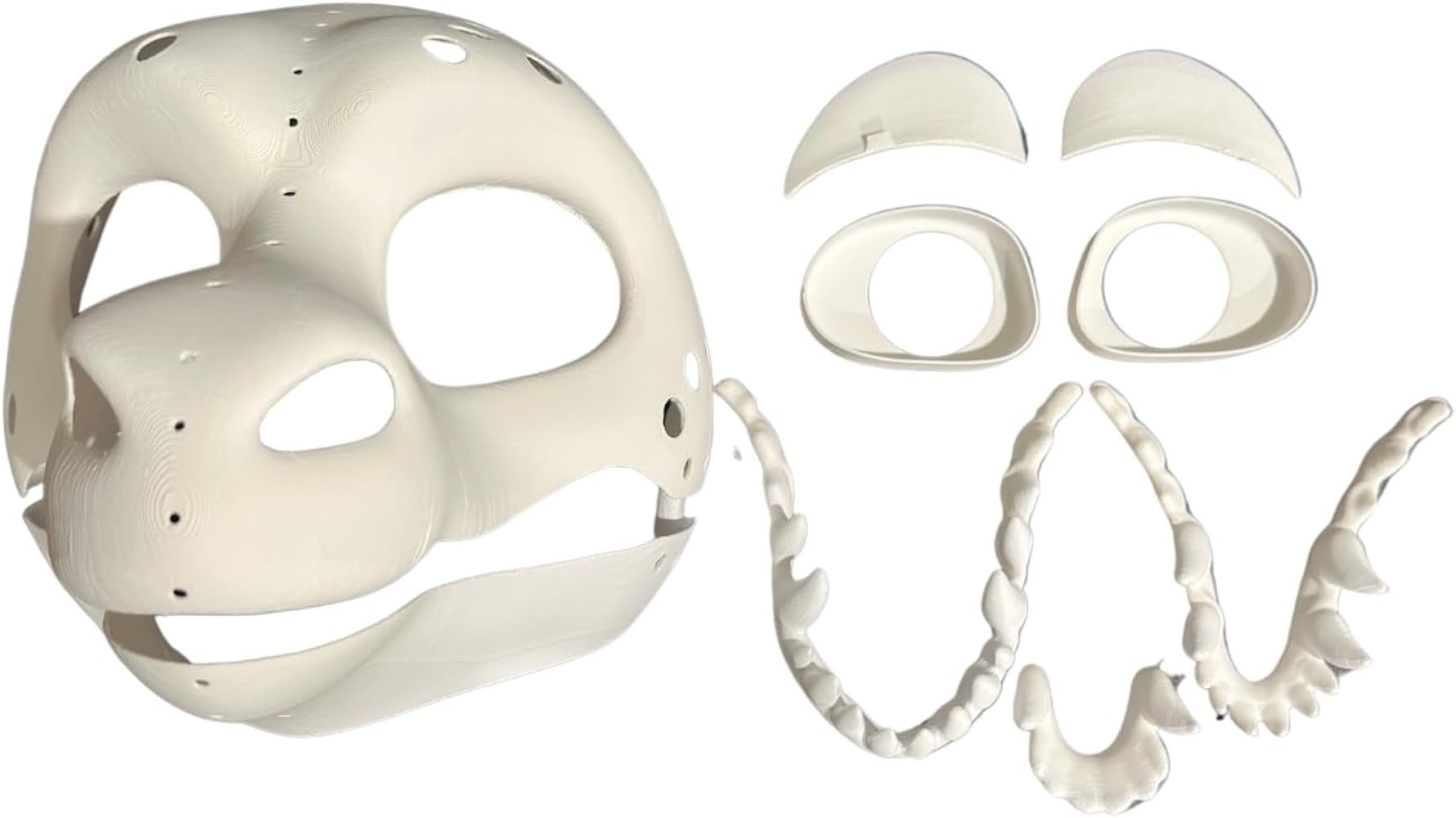 Amazon.com: Triangle Dragon | Dragon Fursuit Headbase | 3D Printed