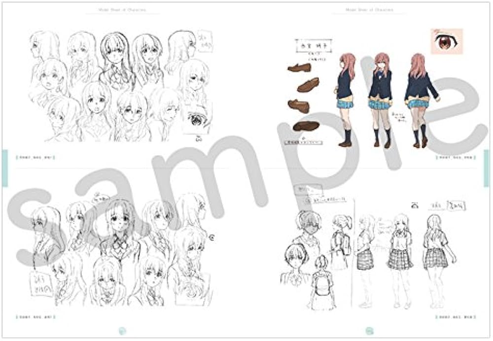 Amazon.co.jp: 【劇場限定グッズ】映画 聲の形 劇場限定 公式設定集 : 本