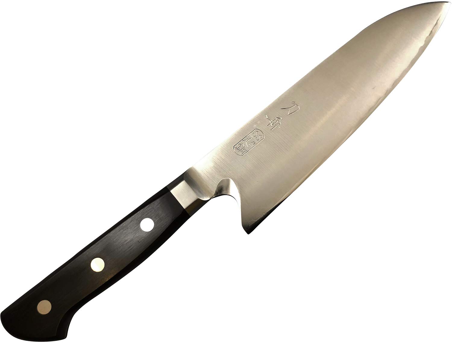 Amazon｜刀舟技研 三徳 包丁 (右利き用) 180mm 「 刀舟 粉末ハイス鋼