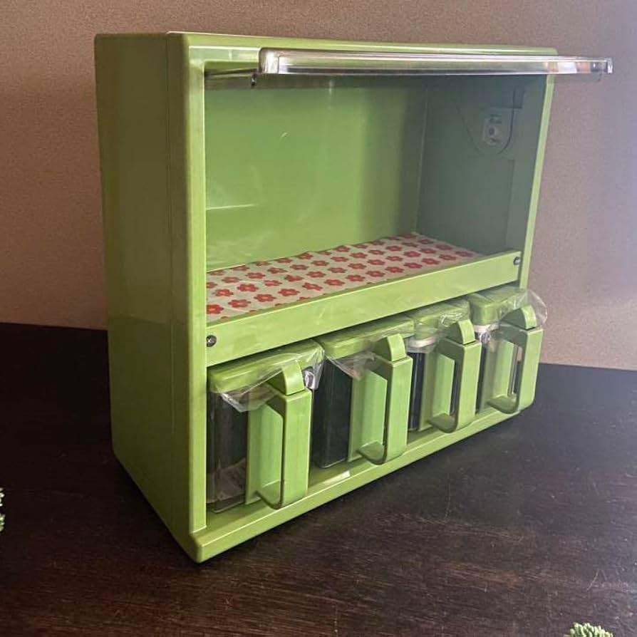 Amazon.co.jp: 昭和レトロ 調味料ケース デッドストック フードケース