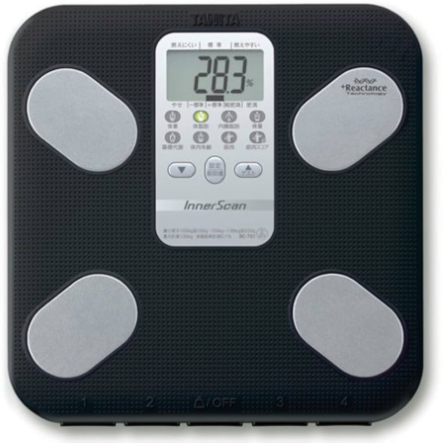 Amazon | TANITA 体組成計 インナースキャン ブラック BC-701-BK