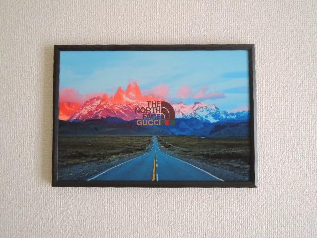 Amazon.co.jp: A4 額付き ポスターPatagonia パタゴニア Sunrise