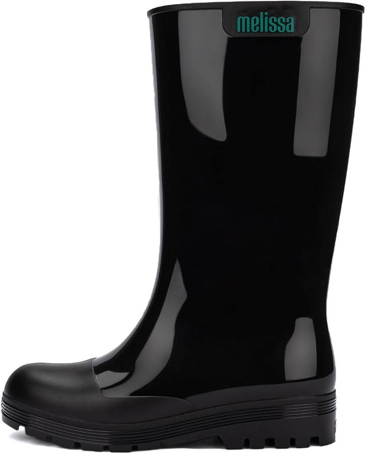 Amazon.com | Melissa Welly Jelly Boot for Women - Mid-Calf