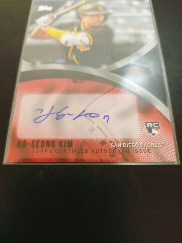 送料込】 直筆サイン Topps 金 河成 キム・ハソン カード 25シリ