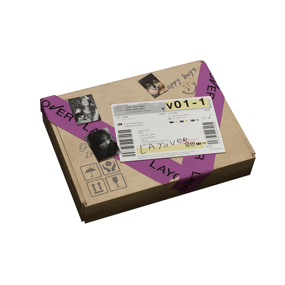 Amazon.co.jp: V BTS - Layover アルバム [韓国盤] (VIOLET ver