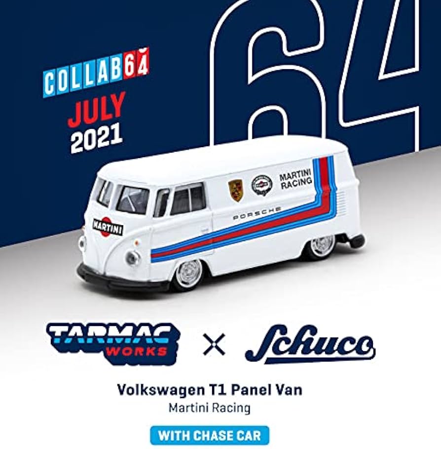 Amazon.com: Tarmac Works 1:64 Scale Compatible with VW T1 Panel
