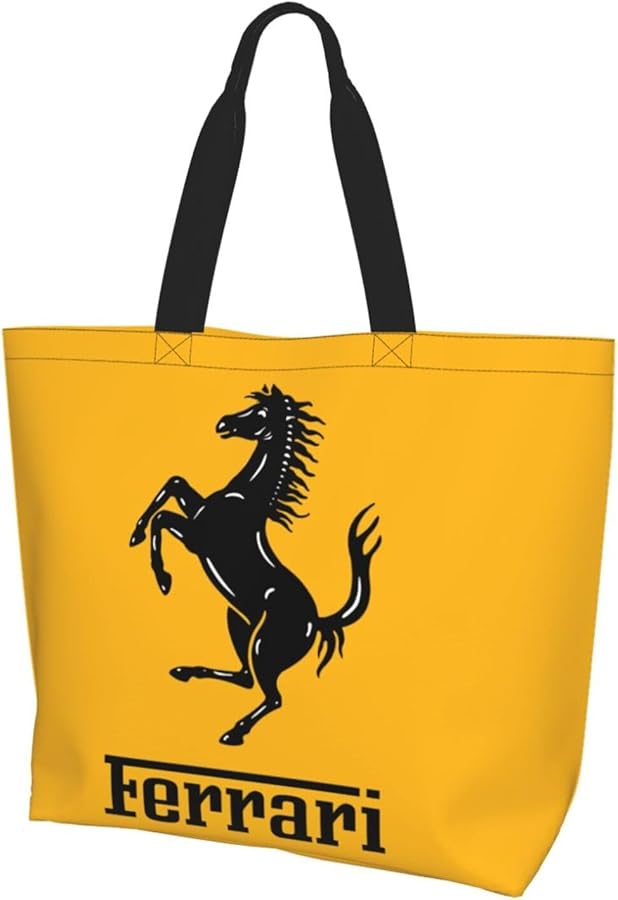 Amazon | [Fasedate] 人気 フェラーリ (2) アニメ 買い物袋 ショルダー
