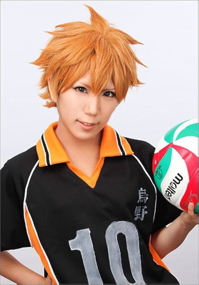 Amazon | ハイキュー!! 日向 翔陽 風 ウィッグ キャラウィッグ 美容師