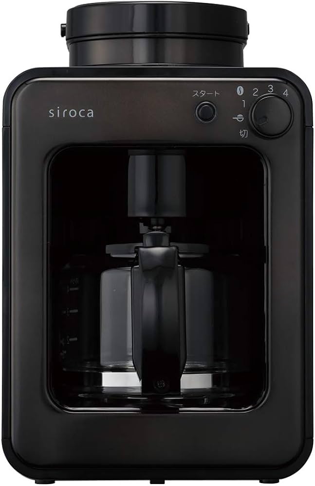 Amazon | siroca 全自動コーヒーメーカー 新ブレード搭載 ガラス