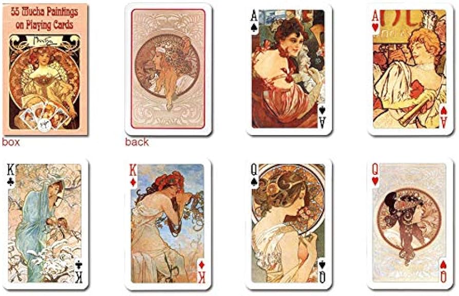 Amazon.co.jp: ニチユー(Nichiyu) トランプ [正規品]【ミュシャペイン