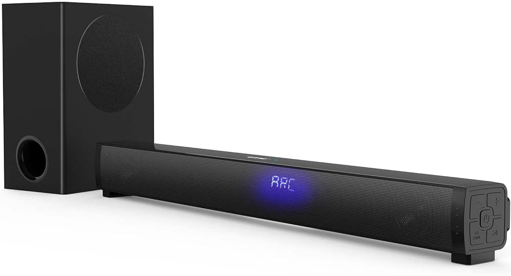 Amazon.co.jp: OTIC サウンドバー2.1ch テレビスピーカー 幅75CM Dolby