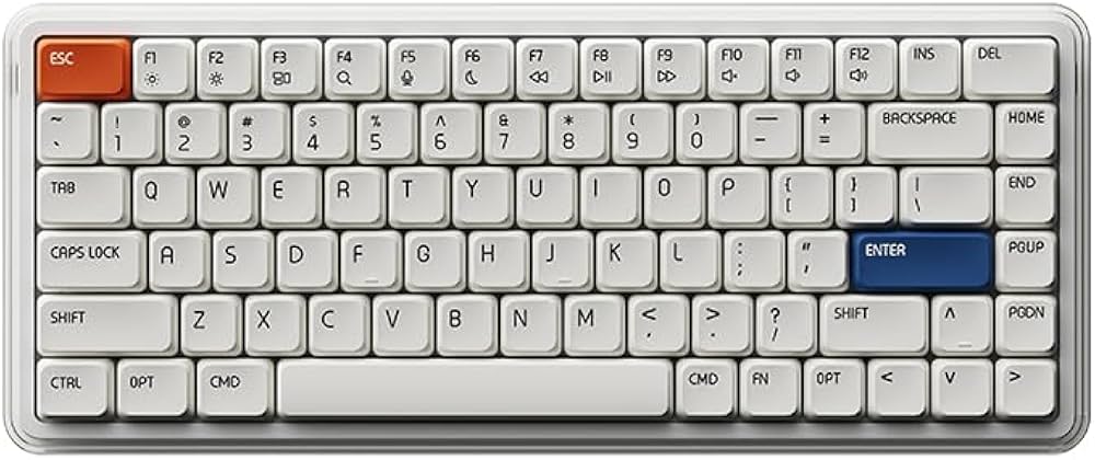 Amazon | MelGeek O2 ワイヤレスメカニカル静音キーボード、US英語配列