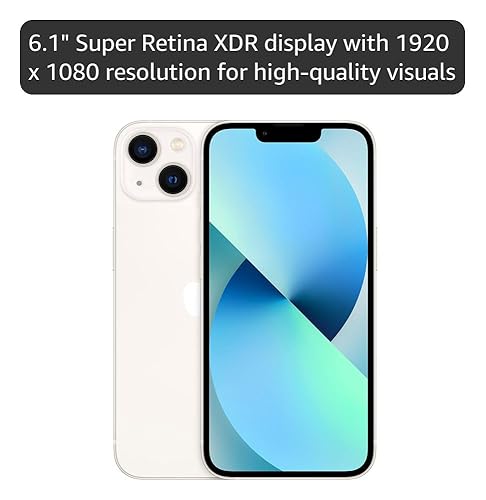 Amazon.com: Apple iPhone 13, 128GB, Starlight - T-Mobile (Renewed