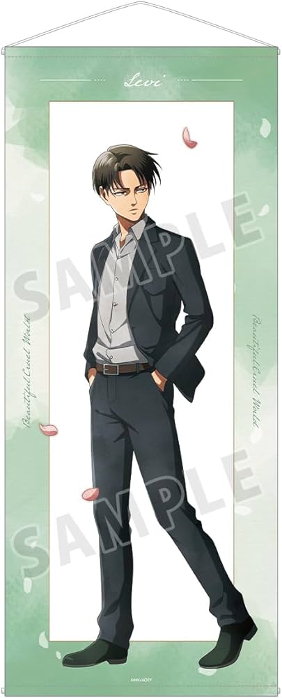 Amazon.co.jp: 進撃の巨人 描き下ろし リヴァイ 歩み 水彩風ver. 特大