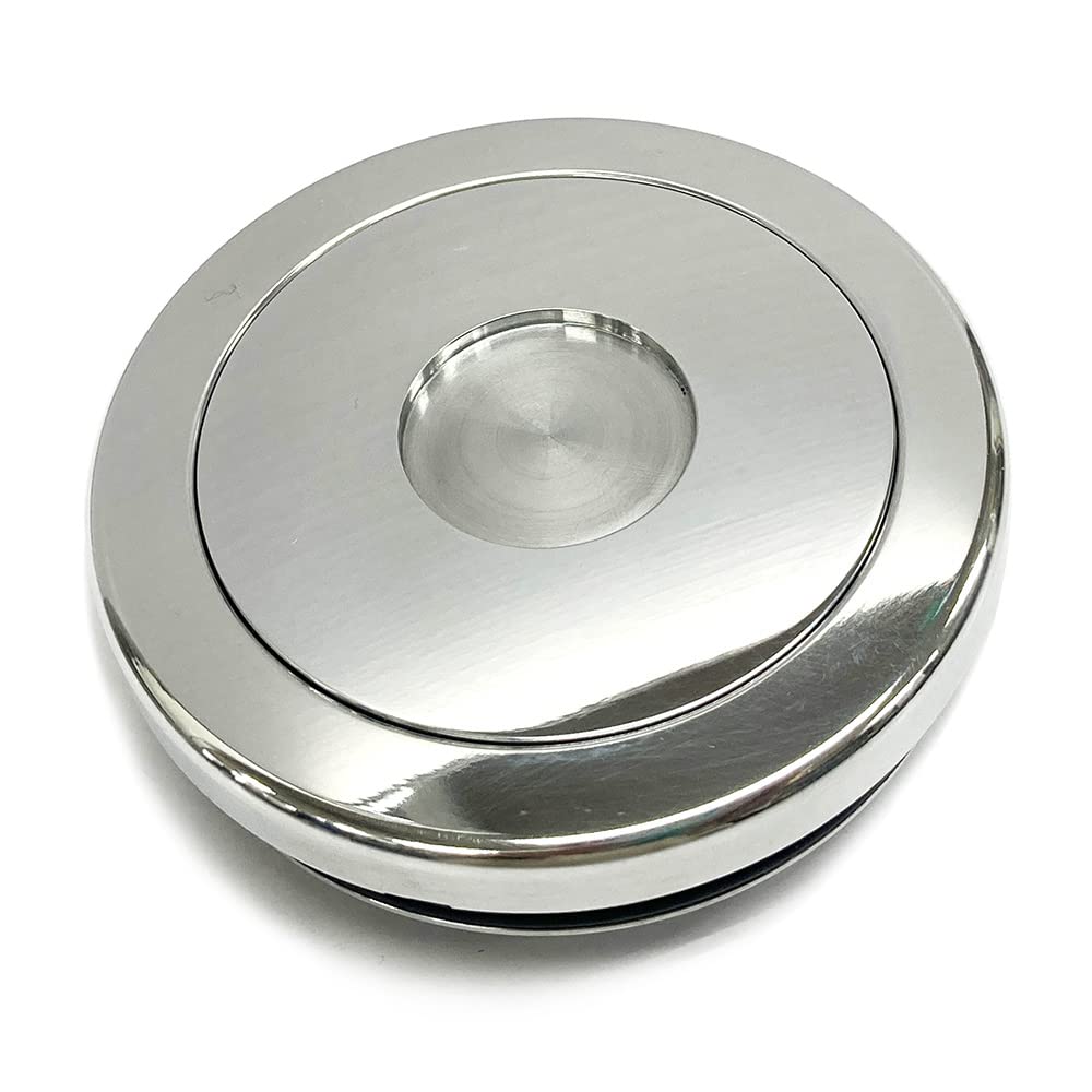 Amazon | 9穴 用 ビレット アルミポリッシュ ホーンボタン ユーロ