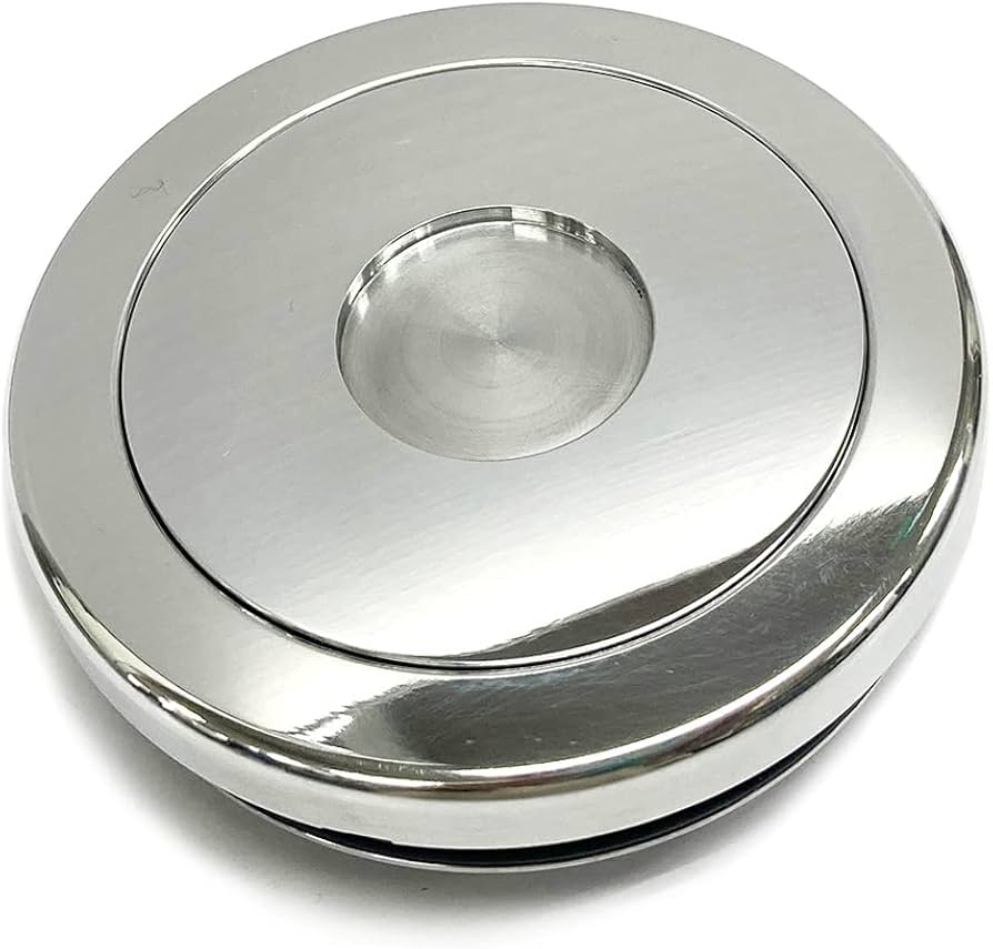 Amazon | 9穴 用 ビレット アルミポリッシュ ホーンボタン ユーロ