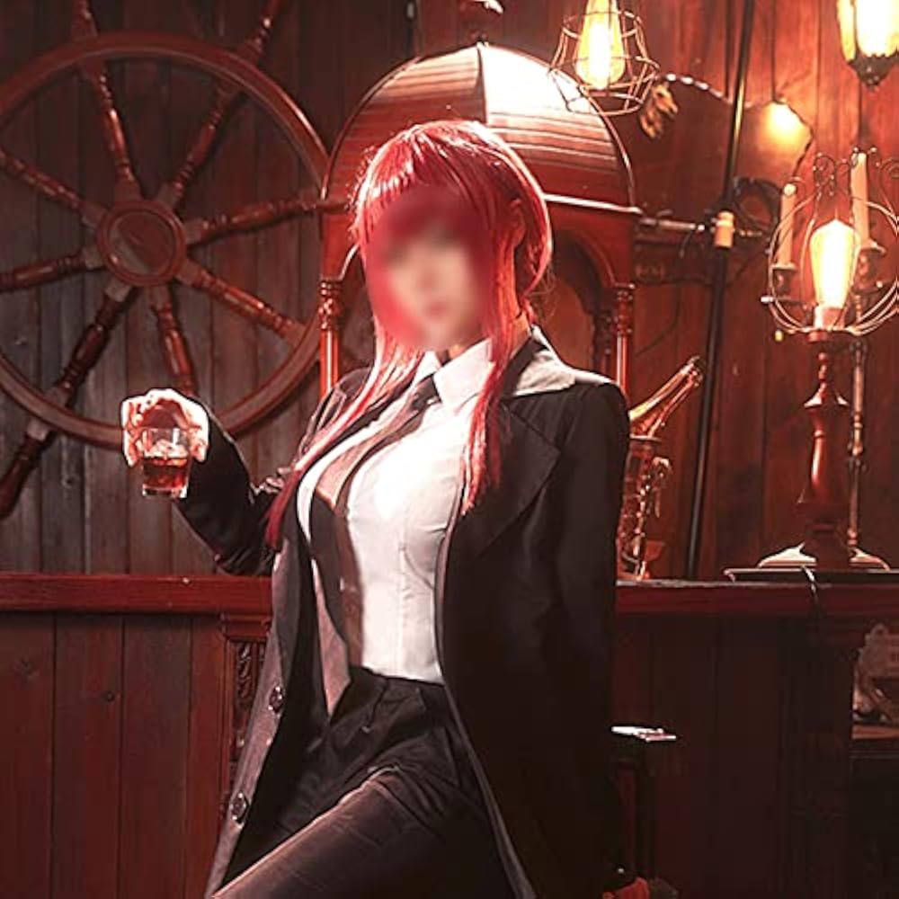 Amazon.co.jp: [SHITOU] チェンソーマン コスプレ衣装 マキマ ウィッグ