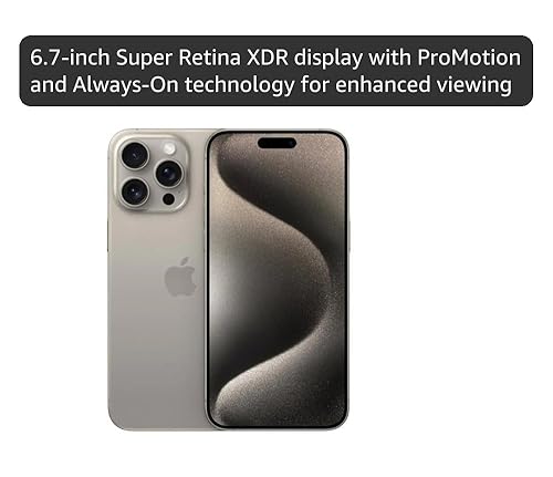 Amazon.com: Apple iPhone (Renewed Premium) 15 Pro Max, 512GB