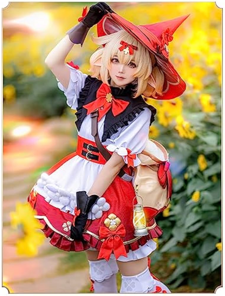Amazon | ZYNE 原神 クレー コスプレ 衣装 げんしん ウィッグ付き