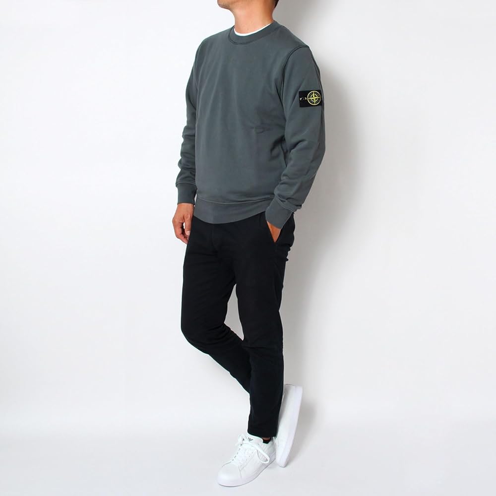 Amazon.co.jp: [ストーンアイランド] ワッペン付き スエットトレーナー