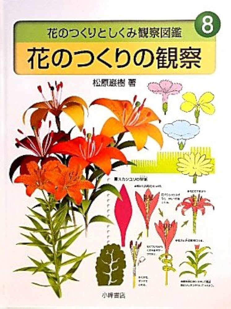 花のつくりとしくみ観察図鑑 8 | 松原 巖樹 |本 | 通販 | Amazon