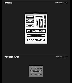 DREAMCATCHER - LE SSERAFIM FEARLESS 1st Mini Album ( BLACK PETROL