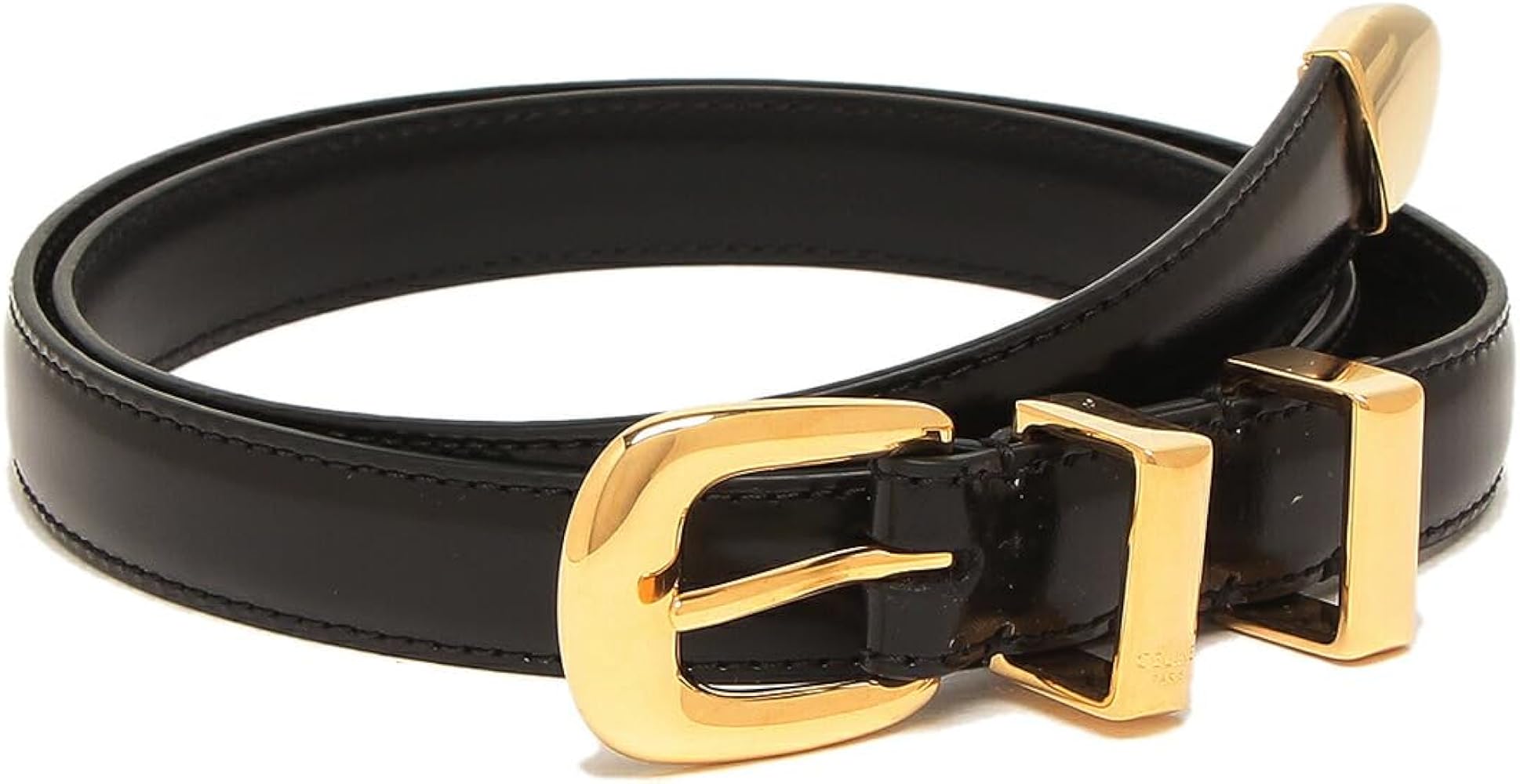 Amazon | [セリーヌ] ベルト スモールウエスタンベルト ミドルウエスト