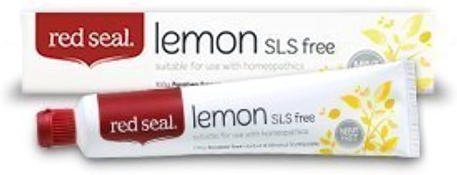 Amazon | Red Seal Natural Lemon SLS Free Toothpaste That's Mint