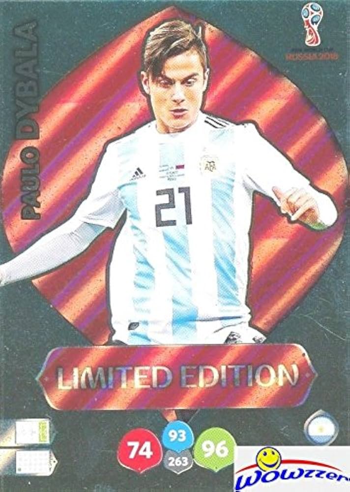 Amazon.com: Paulo Dybala Argentina 2018 Panini Adrenalyn XL WORLD