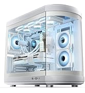 Amazon | AsiaHorse Micro ATX PCケース ミドルタワー デュアル