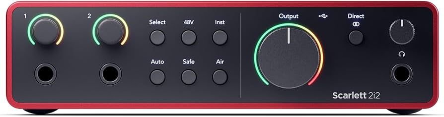 Amazon.com: AudioDeluxe Focusrite Scarlett 2i2 (4th Gen) USB Audio