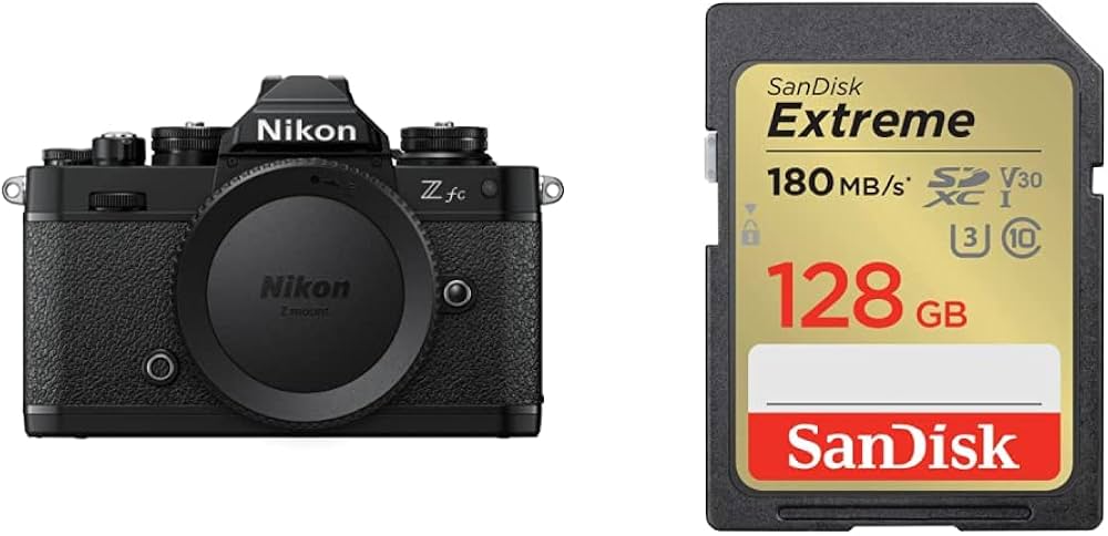 128G SDカード付・美品】Nikon zfc レンズキット ブラック Z fc 16-50