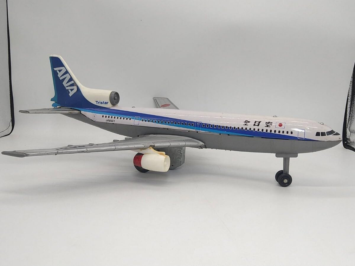 Amazon.co.jp: k ANAブリキ 飛行機レトロ 置物 航空模型 JA8501 現状品