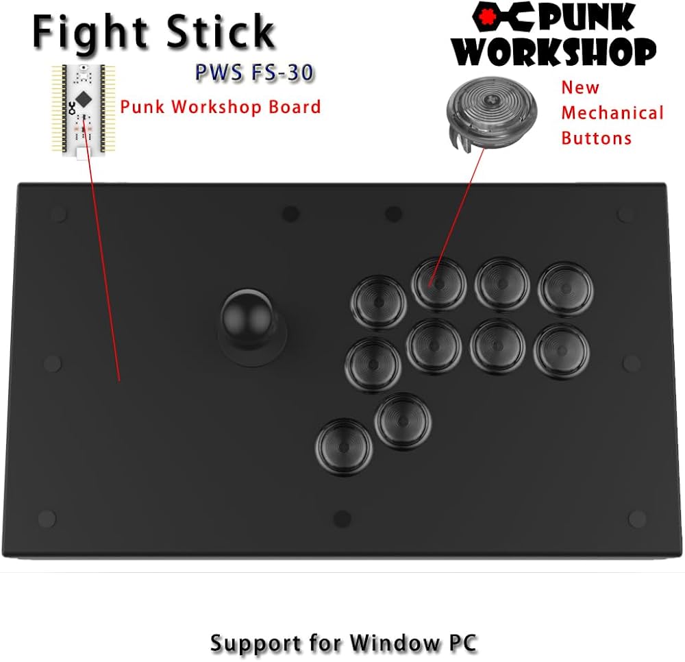 Amazon.com: SZJLMKJ PWS FS-30 FS-24 Arcade Fighting Stick Vedio