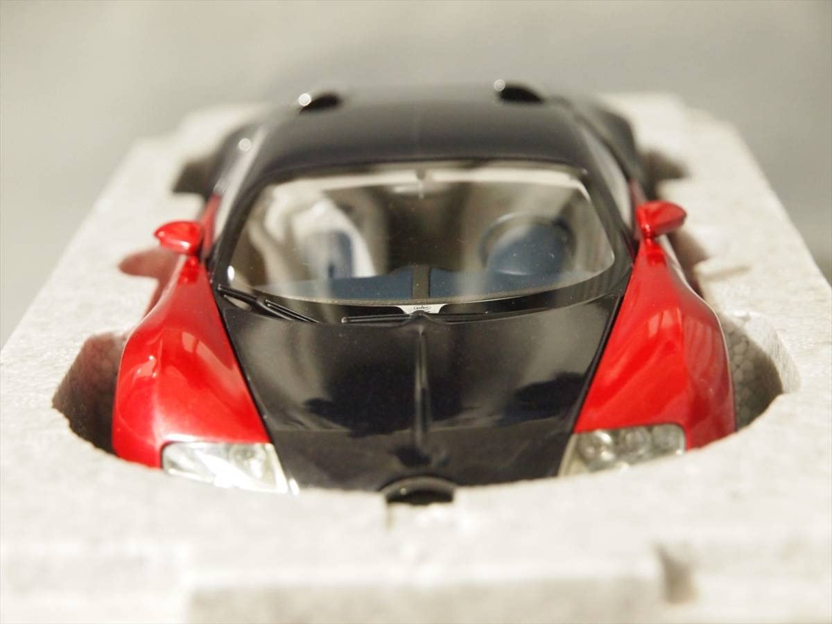 Amazon | 1/18 Bugatti EB 16.4 Veyron Production Car Black/Red