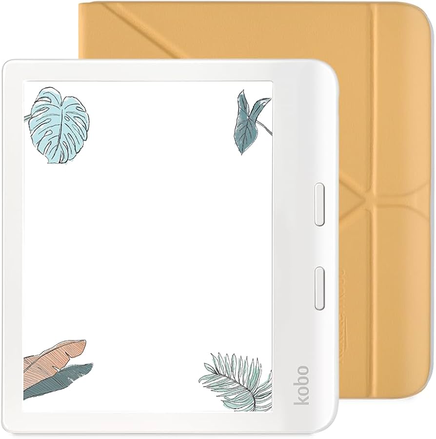 Amazon.co.jp: Kobo Libra Colour (ホワイト) スリープカバー（バター