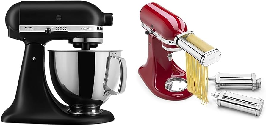 Amazon.com: KitchenAid Artisan Stand Mixer Bundle with Pasta Maker