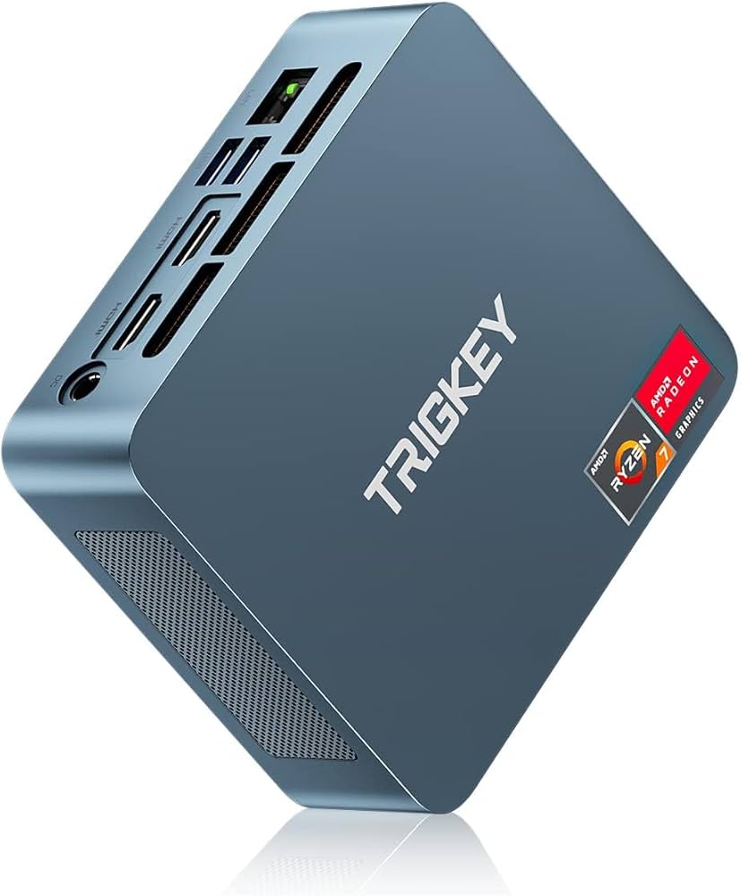 Mini PC Ryzen 7 5800H(8C/16T, Up to 4.4GHz) 16G DDR4 500G NVME SSD