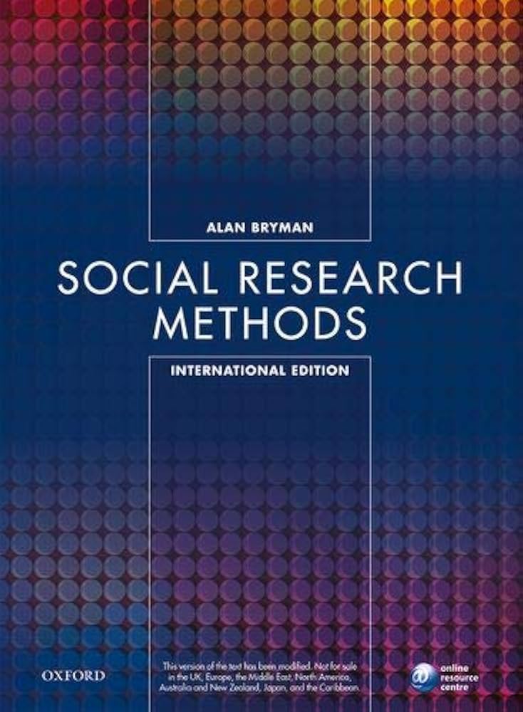 Social Research Methods, 5 Ed : ALAN BRYMAN: Amazon.co.uk: Books