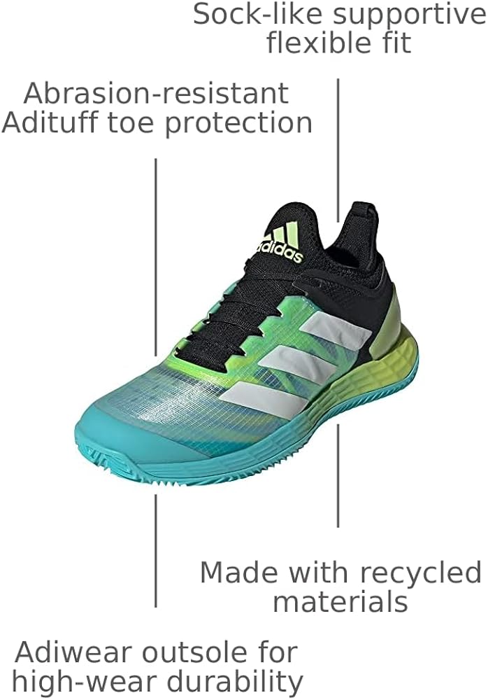 Amazon.com | Adidas Women's Adizero Ubersonic 4 Clay Black/White