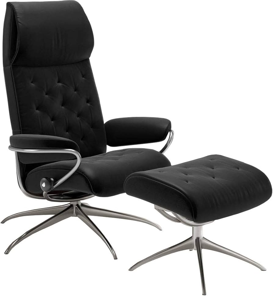 Amazon｜EKORNES [正規品]ストレスレス®メトロ スター ブラック/クロム