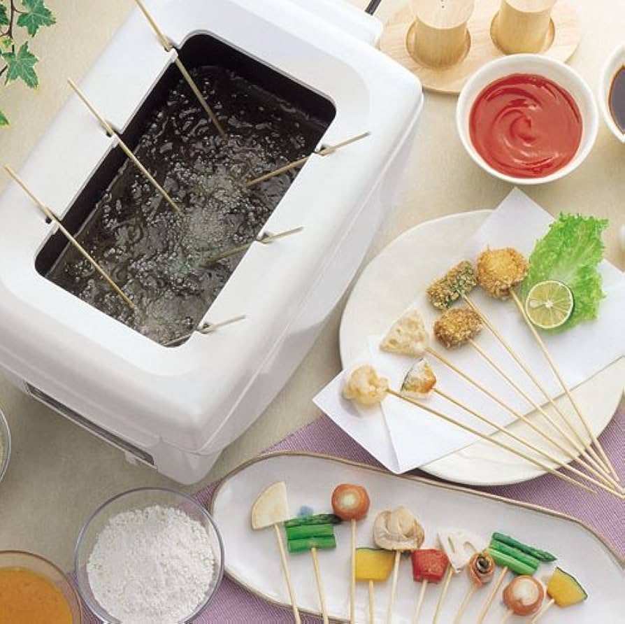 Amazon.co.jp: TWINBIRD 電気フライヤー(串揚げアタッチメント付) EP